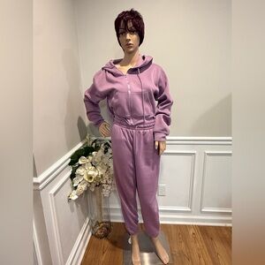 Refuge Lavender Hooded jacket (medium) Joggers(small) set